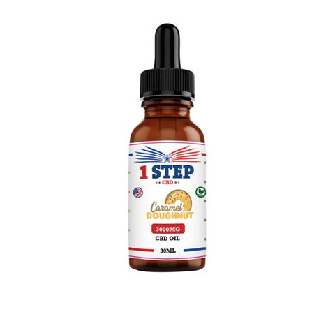 1 Step CBD 3000mg CBD Flavoured Oil 30ml