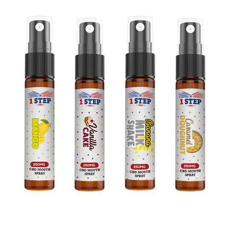 1 Step CBD 250mg CBD Mouth Spray 10ml