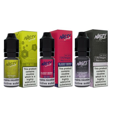 Nasty Salt 20mg 10ML Flavoured Nic Salt (50VG/50PG)