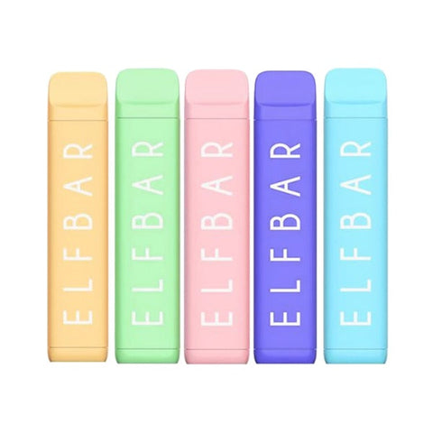 20mg ELF Bar NC600 Disposable Vape 600 Puffs