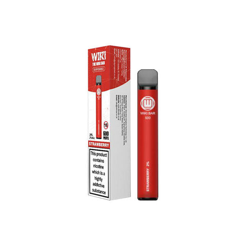 20mg Wiki Bar Disposable Vape Device 600 Puffs