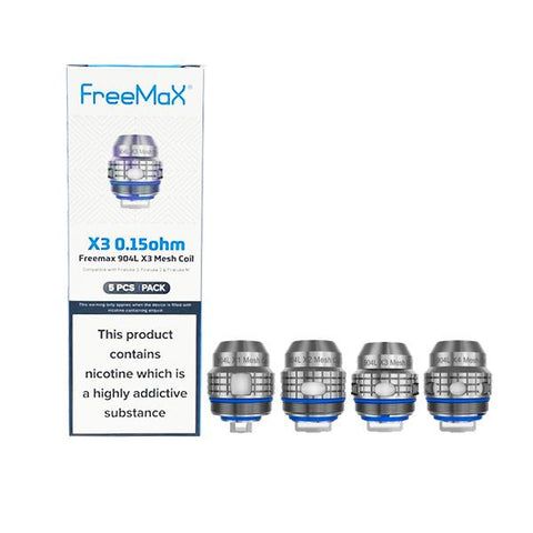 FreeMax Fireluke 3 Tank 904L X Mesh Coils