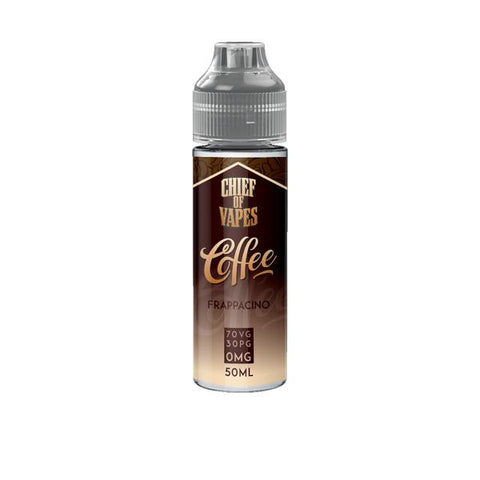 Chief of Vapes Coffee Range 50ml Shortfill 0mg (70VG/30PG) SPECIAL OFFER!