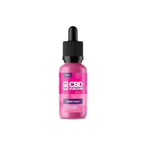 CBD Asylum 1000mg CBD Sub Ohm E-liquid 25ml Shortfill (70VG/30PG)