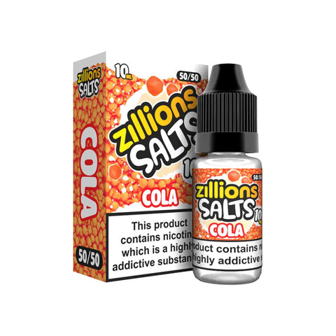 10mg Zillions Salts 10ml Nic Salts (50VG/50PG)