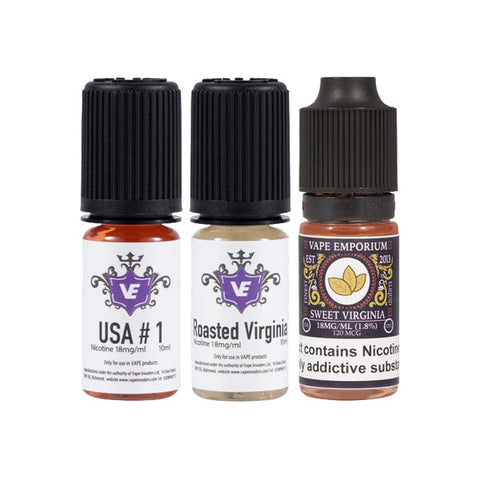 Vape Emporium Liquid Classics 18mg 10ml E-liquids (50VG/50PG)