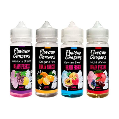 Brain Freeze by Flavour Chasers 100ml Shortfill 0mg (70VG/30PG)