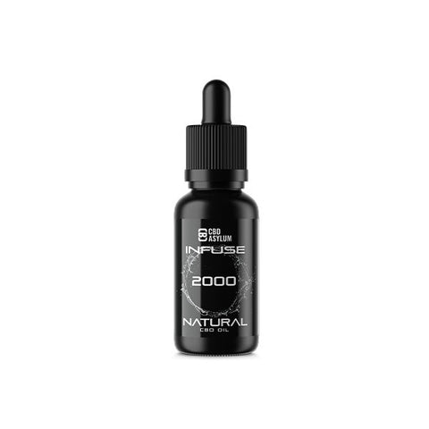 CBD Asylum Infuse 2000mg CBD Natural Oil - 30ml (BUY 1 GET 2 FREE)