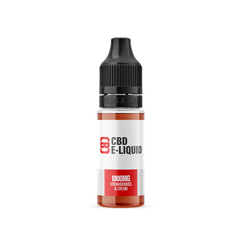 CBD Asylum 1000mg CBD E-liquid 10ml (70VG/30PG) (BUY 1 GET 2 FREE)