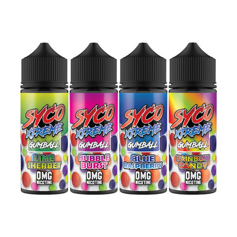 SYCO Xtreme Gumball 100ml Shortfill 0mg (80VG/20PG)