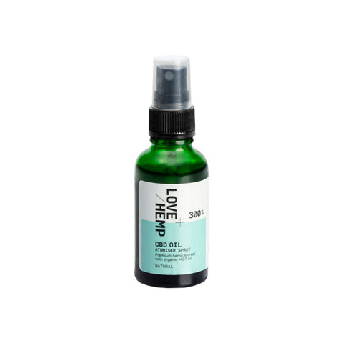 Love Hemp 300mg Natural 1% CBD Oil Spray - 30ml