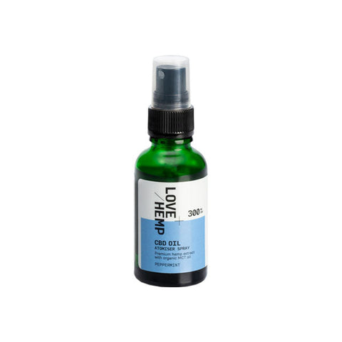 Love Hemp 300mg Peppermint 1% CBD Oil Spray - 30ml