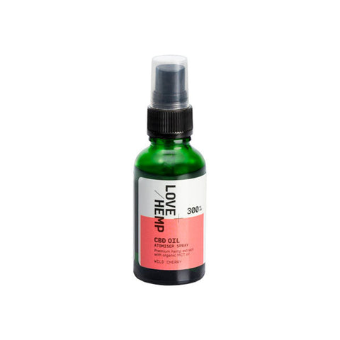 Love Hemp 300mg Wild Cherry 1% CBD Oil Spray - 30ml