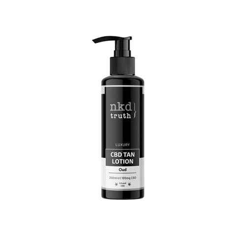 NKD Truth 100mg CBD Oud Tan Lotion - 200ml (BUY 1 GET 1 FREE)