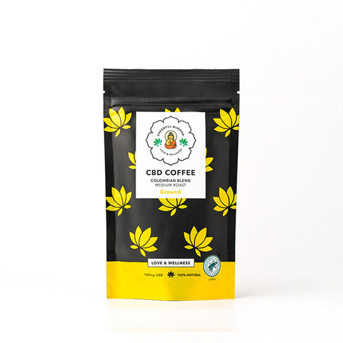 Cheerful Buddha 100mg CBD Ground Coffee - 100g