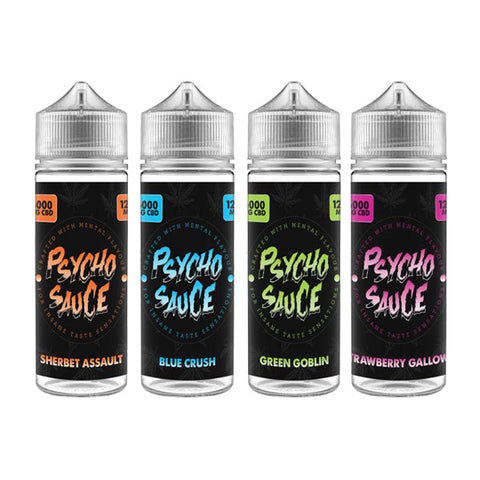 Psycho Sauce 6000mg CBD E-liquid 120ml (50PG/50VG)