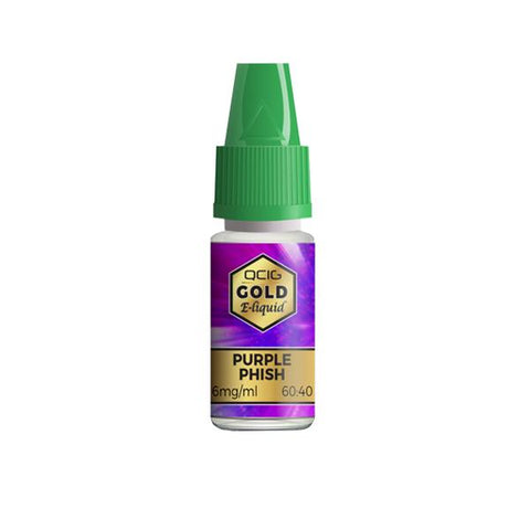 QCig Gold E-Liquids 10ml 3mg (60VG/40PG)