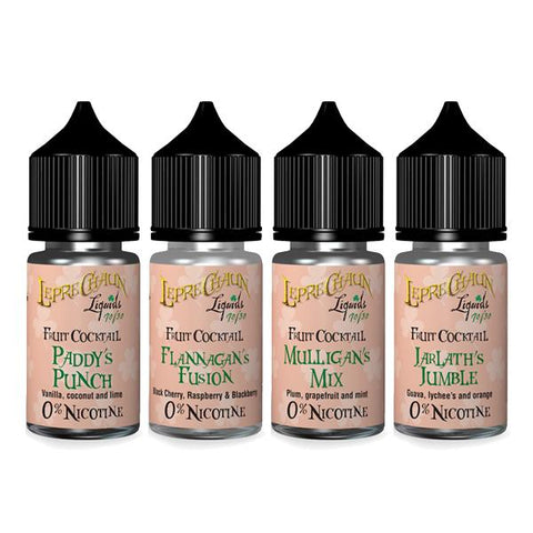 Leprechaun Fruit Cocktail 30ml (20ml Shortfill + 1 x 10ml Nic Shots) (70VG/30PG)