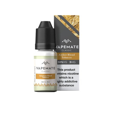 Vapemate Classic 0mg 10ml E-Liquid (70VG/30PG)