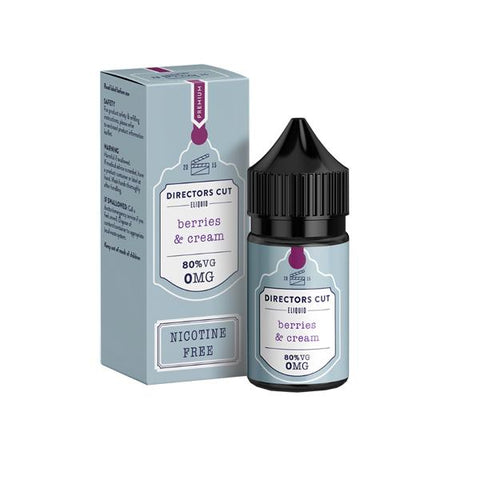 Directors Cut 30ml E-Liquid 0mg (80VG/20PG)