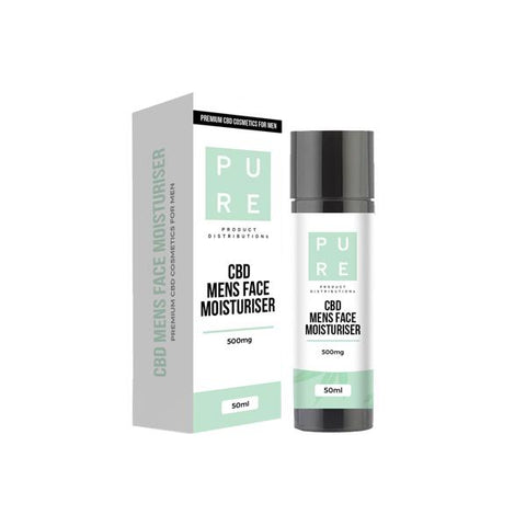 Pure 500mg CBD Mens Moisturiser - 50ml