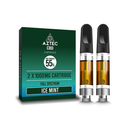 Aztec CBD 2 x 1000mg Cartridge Kit - 1ml