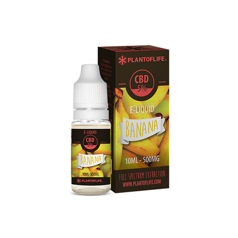 Plant Of Life 500mg CBD Vaping Liquid 10ml (50PG/50VG)