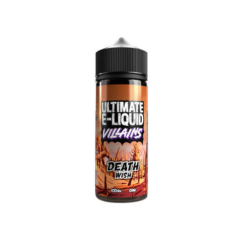 Ultimate E-Liquid Villains 100ml Shortfill 0mg (70VG/30PG)