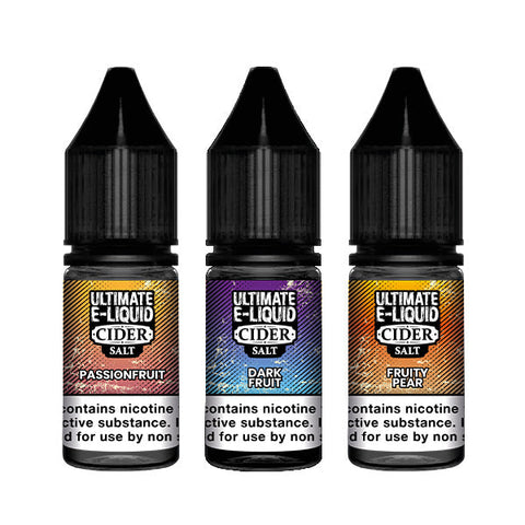 10mg Ultimate E-Liquid Cider Salts 10ml Nic Salts (50VG/50PG)