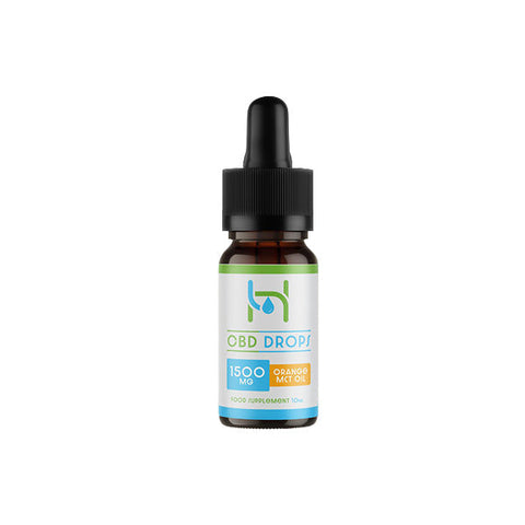 Horizon Labs Orange 1500mg CBD MCT Tincture Oil - 10ml