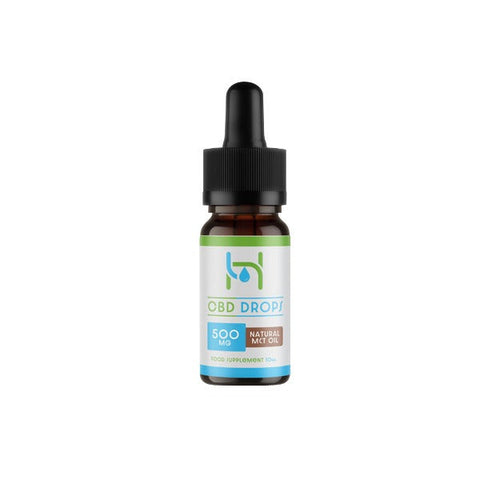 Horizon Labs Natural 500mg CBD MCT Tincture Oil - 10ml