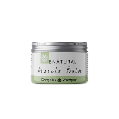 Bnatural Wintergreen 1000mg CBD Muscle Balm - 50ml