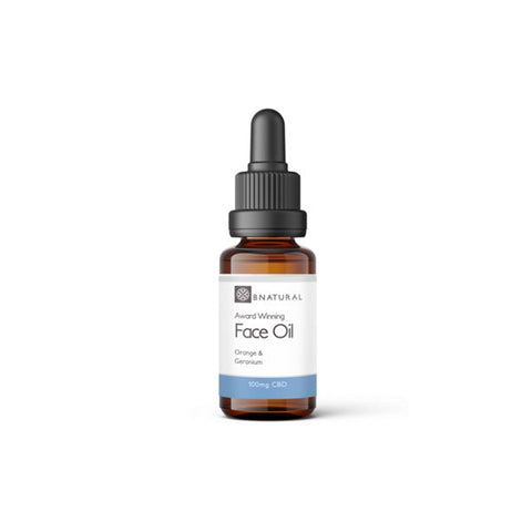 Bnatural 100mg CBD Award Winning Face Oil - 30ml