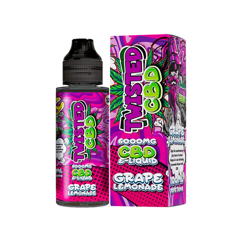 Twisted CBD 6000mg CBD E-liquid 100ml (50VG/50PG)