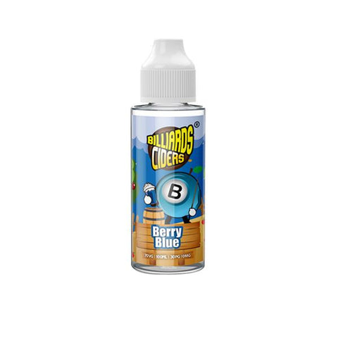 Billiards Ciders Range 100ml Shortfill 0mg (70VG/30PG)