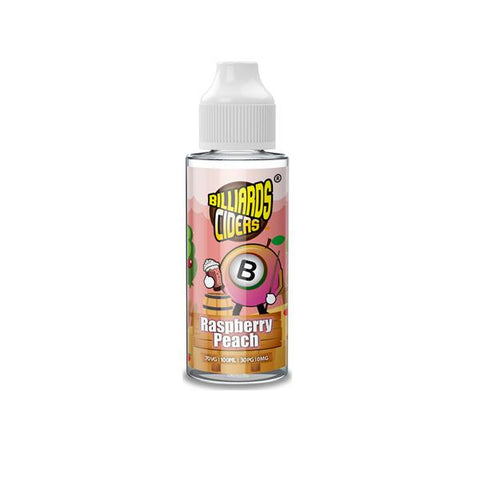 Billiards Ciders Range 100ml Shortfill 0mg (70VG/30PG)