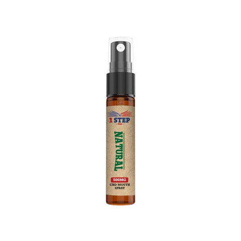 1 Step CBD 500mg CBD Natural Mouth Spray 10ml