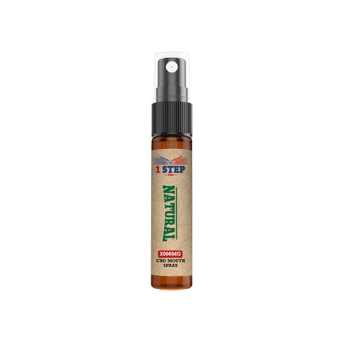 1 Step CBD 2000mg CBD Natural Mouth Spray 10ml