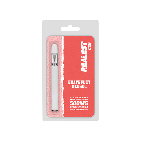 Realest CBG Bars 500mg CBG Disposable Vape Pen (BUY 1 GET 1 FREE)